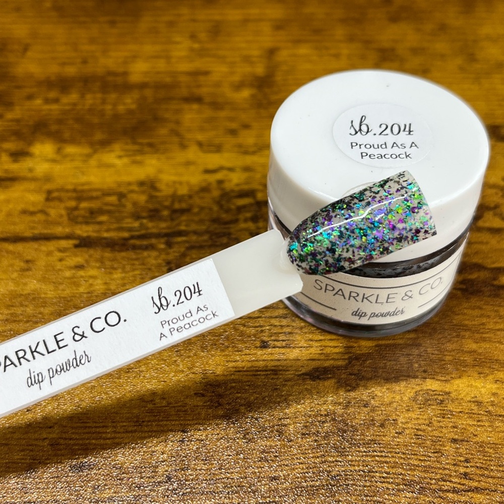 Sparkle & Co. Dip Powder - Proud As A Peacock